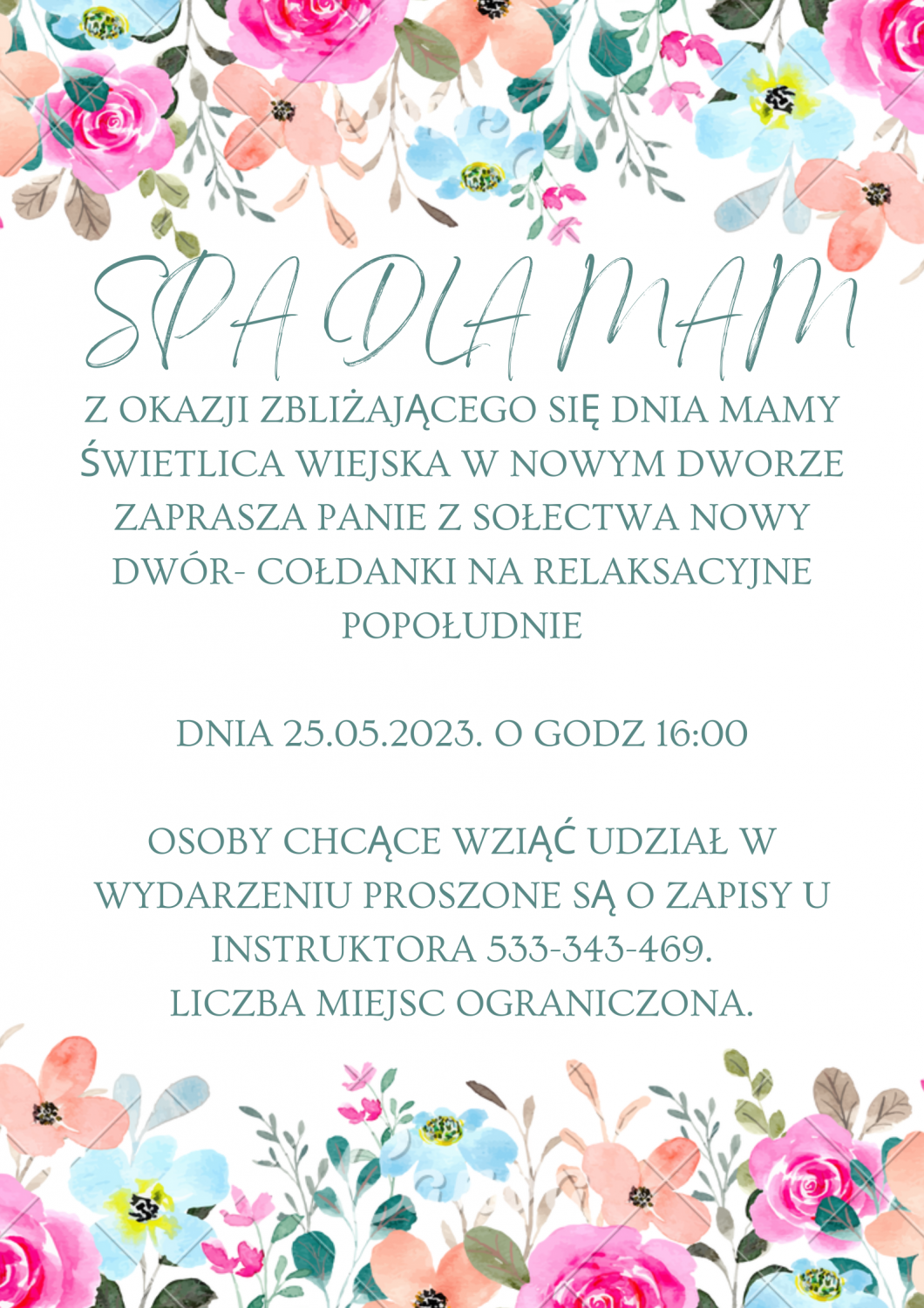 Spa dla mam - Zapraszam