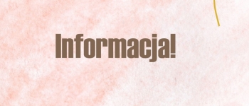 Uwaga! Ważna informacja. 